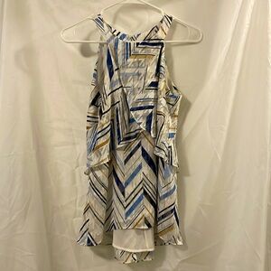 Color-white, blue, light blue and cream. Size 0. Brand Whitehouseboackmarket